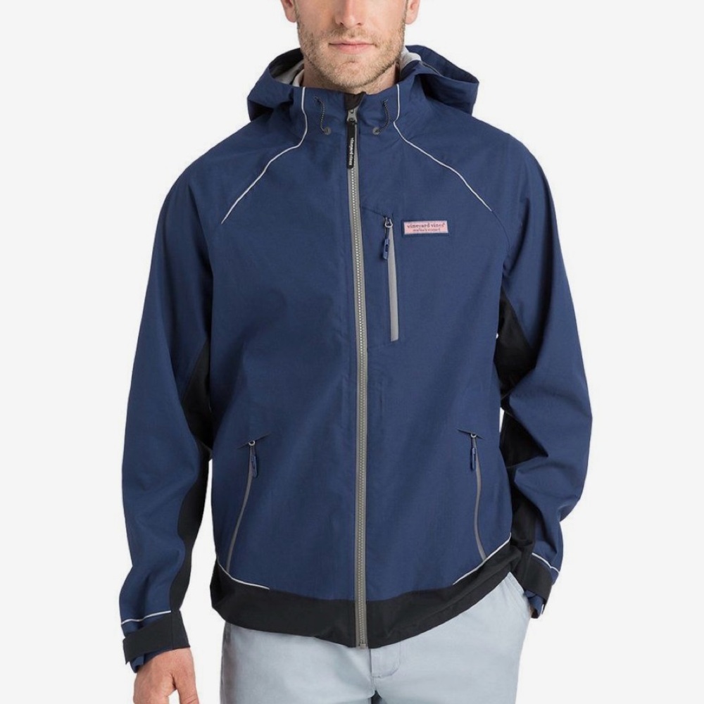 Vineyard Vines Nor’Easter Unisex Windbreaker Jacket Size XXL
